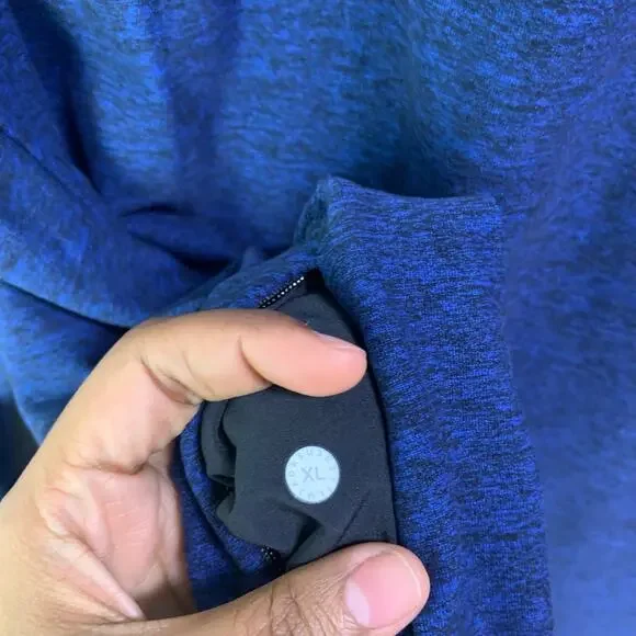 Lululemon Surge Warm Half Zip Pullover Mens Sz XL Long Sleeves Sweatshirt - Picture 9 of 10